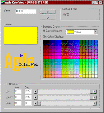 Agile ColorWeb Screenshot